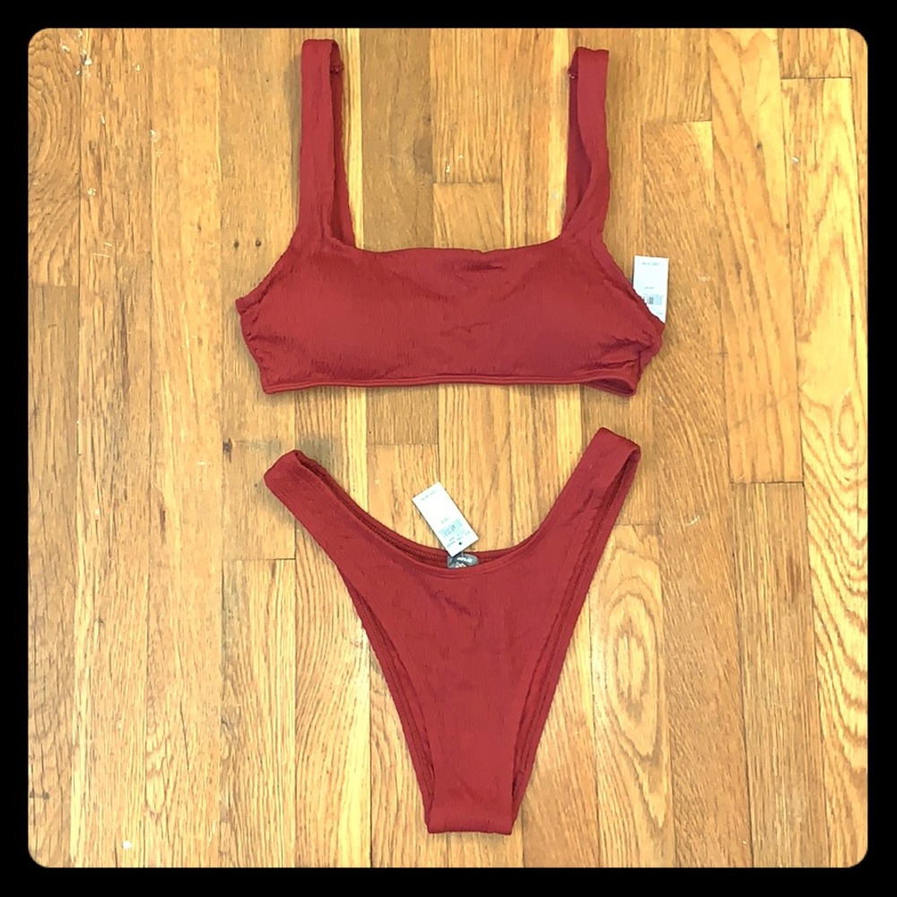 Red Aerie two piece bikini